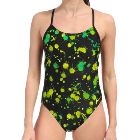 nike swim cut out tank one piece swimsuit